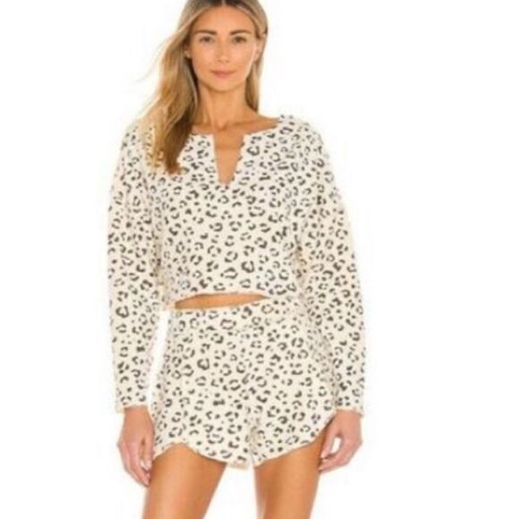 Free People Rain Check Leopard Short- Size XS - Picture 1 of 9